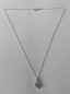 Preview: silver chain with pink zirconia pendant in free design-anchor chain 45 cm-----